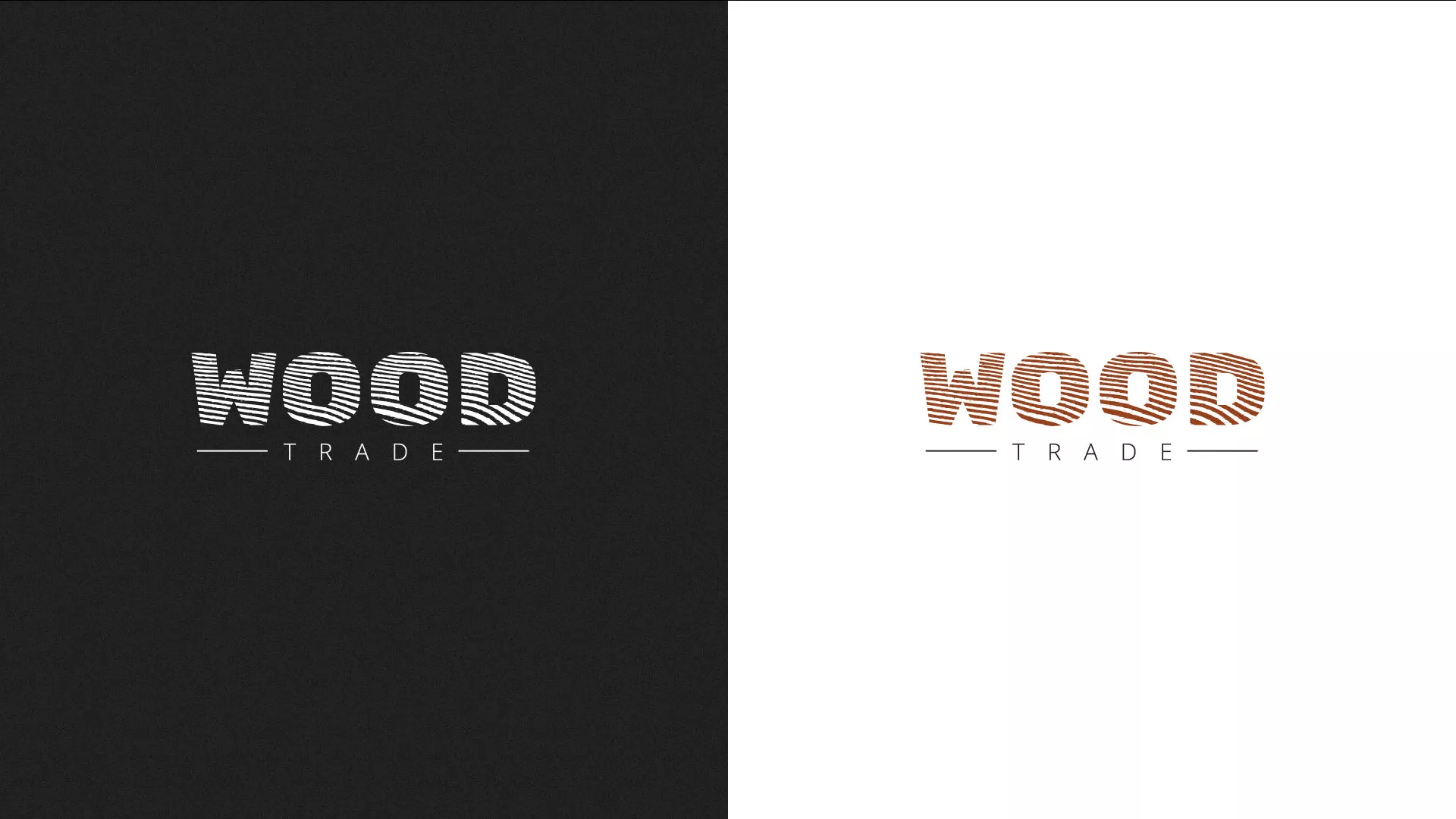 Разработка логотипа для компании «Wood Trade» в Бикине